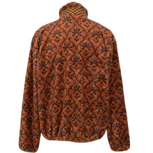 Load image into Gallery viewer, Kapital Yosemite Arabesque Fleece Zip Jacket Dark Orange