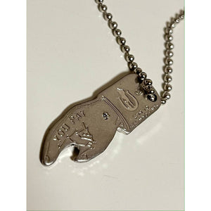 Hysteric Glamour "You Pay" Necklace