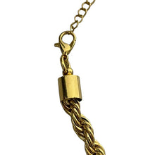 Load image into Gallery viewer, Louis Vuitton Gold Padlock Necklace - Rope Chain