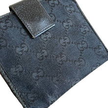 Load image into Gallery viewer, Gucci Monogram Bifold Wallet Black