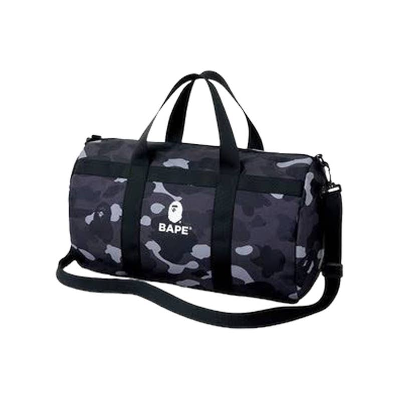 Bape Color Camo Black Travel Bag