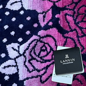 Lanvin Floral Face Cloth Pink/Purple