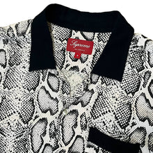 Load image into Gallery viewer, Supreme SS12 Snakeskin Rayon Button Up Shirt
