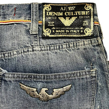 Load image into Gallery viewer, Armani Jeans Distressed Selvedge Denim