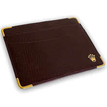 Load image into Gallery viewer, Rolex Leather Cardholder Brown