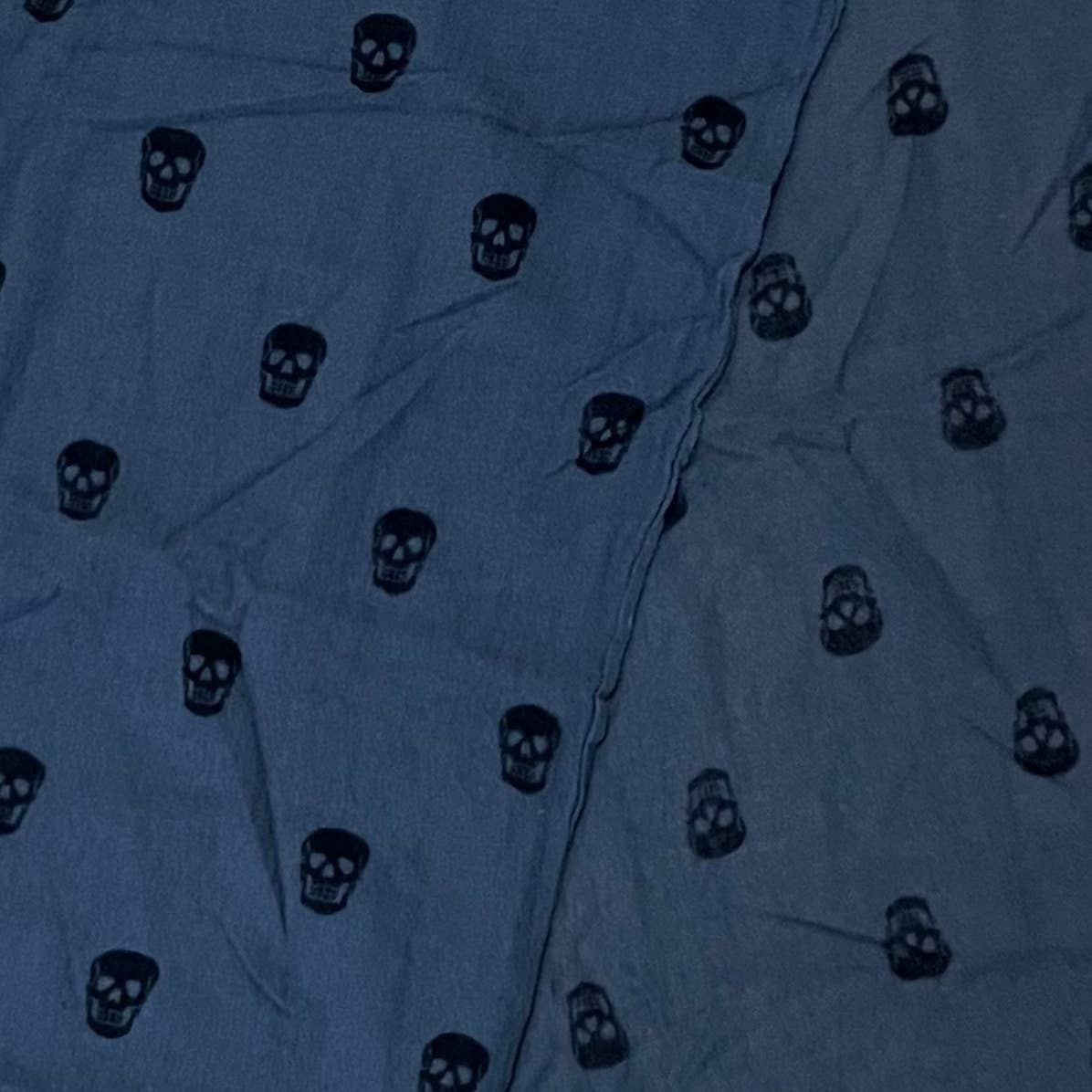 Hysteric Glamour Skull Scarf Gray