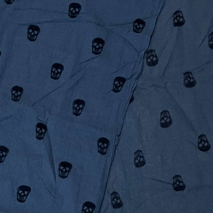 Hysteric Glamour Skull Scarf Gray