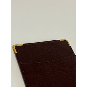 Rolex Leather Cardholder Brown