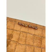 Load image into Gallery viewer, Miu Miu Reptile Leather Print Long Wallet