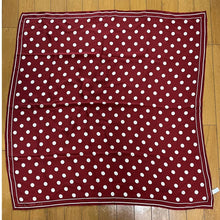 Load image into Gallery viewer, Blalenciaga Polka Dot Silk Scarf