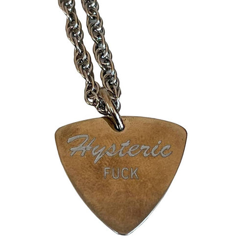 Hysteric Glamour Guitar Pick Necklace - Hysteric Fuck