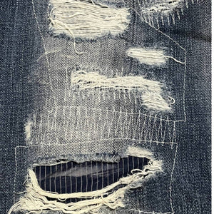Armani Jeans Distressed Selvedge Denim