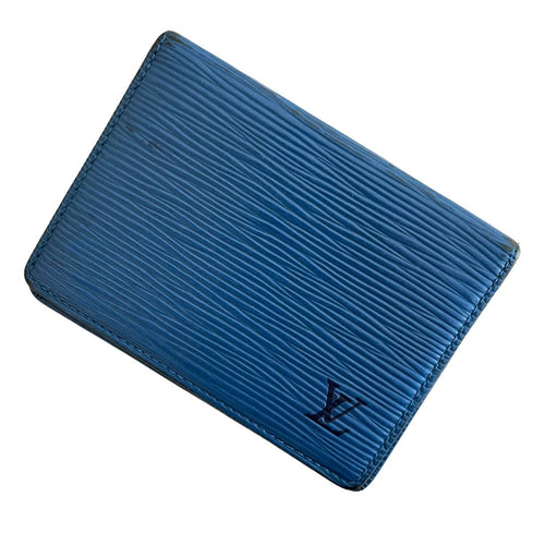 Louis Vuitton Blue Epi ID Case