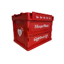 Load image into Gallery viewer, Human Made x Girls Don&#39;t Cry 20L Foldable Container Red