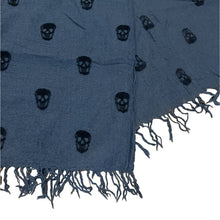 Load image into Gallery viewer, Hysteric Glamour Skull Scarf Gray