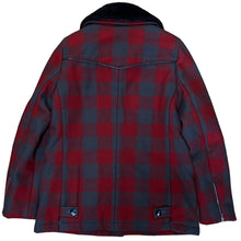 Load image into Gallery viewer, APC Wool Check Shearling Jacket